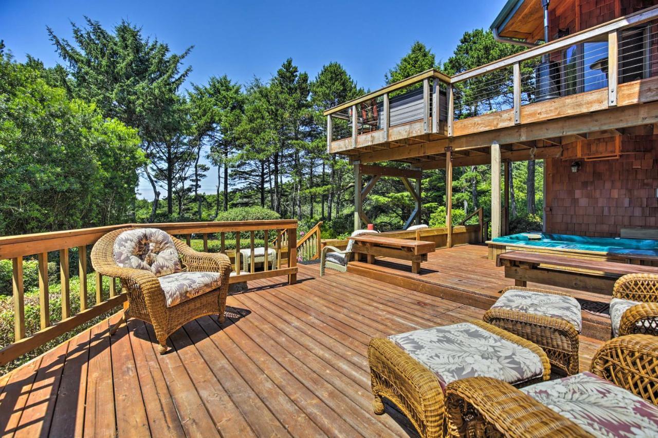 South Beach Home With Hot Tub, Deck - Walk To Ocean! Dış mekan fotoğraf